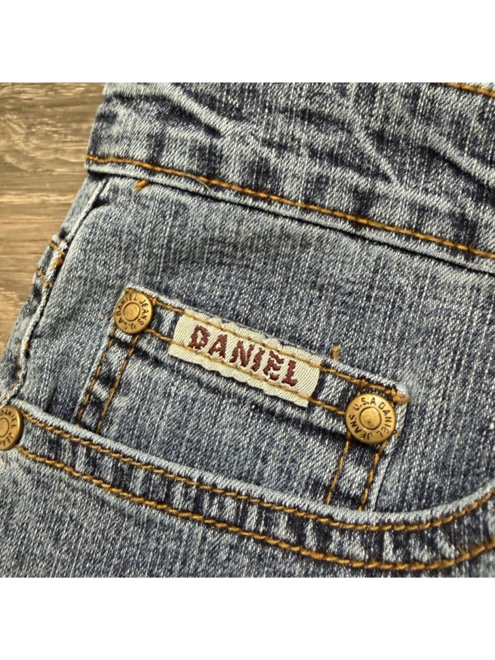 Daniel Y2K Embroidered Sequin Bootcut Jeans 11-12 Butterfly Floral Whimsy Denim - Picture 10 of 16